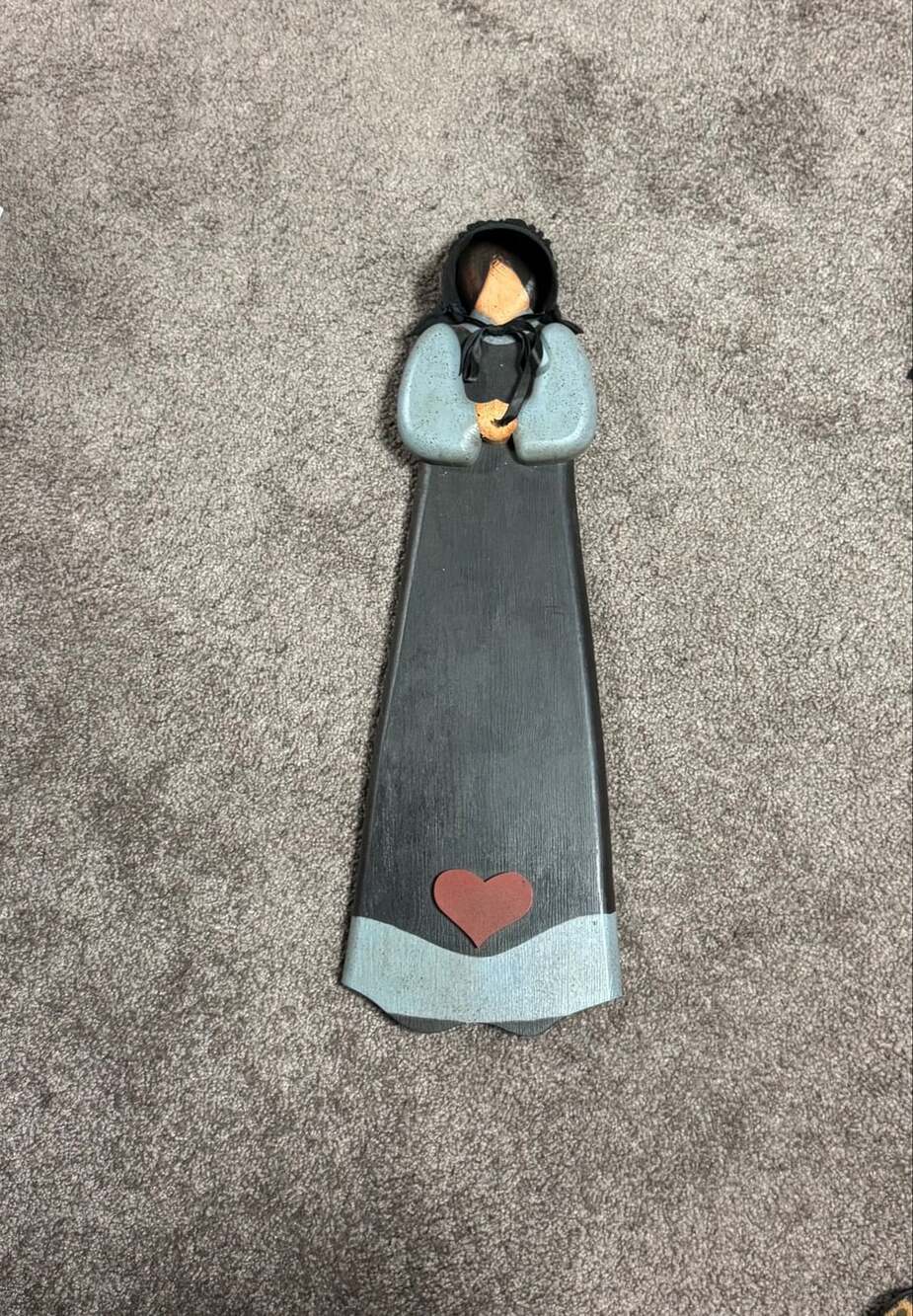VTG 1990’s-vintage American folk art representing a Prairie or Amish Lady #2